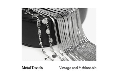 BAFELLI 2025 NEW LUXURY WOMAN BAGS LEATHER STYLISH INDIVIDUALITY FASHION TASSELS PURSE SHOULDER CROSSBODY HANDBAGS FEMALE SADDLE RELUX.STORE