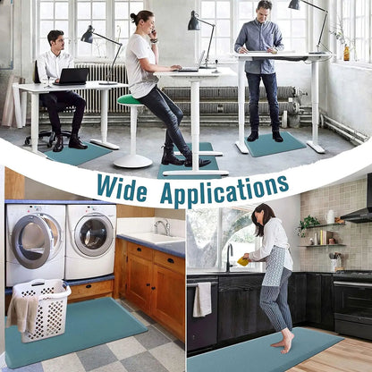 Anti-Fatigue Standing Mat, Kitchen Mat with PVC Waterproofing, Non-Slip Kitchen Rug