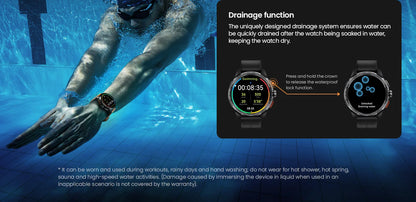 HAYLOU Solar Ultra GPS Smart Watch 1.6” AMOLED Display GPS Positioning 5ATM Waterproof Bluetooth Calling Sports Smartwatchs