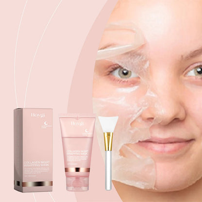 75/150ML Collagen Peel Off Face Mask Deeply Hydrating Moisturizing Night Wrapping Mask Cream Firming Skin Peel-off Facial Mask RELUX.STORE