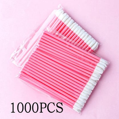 Wholesale 50/1000pcs Lip Brushes Applicators Eyelashes Brush Lipstick Brush Lip Gloss Applicator Wands Makeup Beauty Tool RELUX.STORE