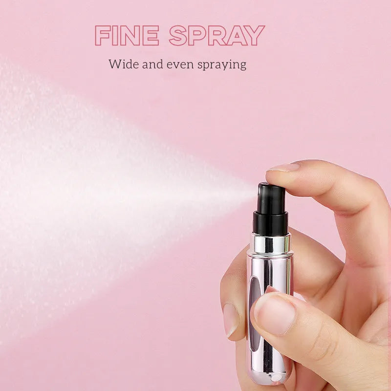5ml Perfume Refill Bottle Portable Mini Refillable Spray Jar Scent Pump Empty Cosmetic Containers Atomizer for Travel Tool Hot RELUX.STORE