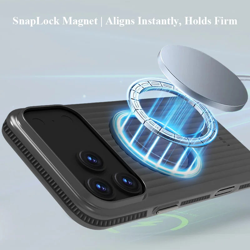 Lereach Magnetic Matte Phone Case for iPhone 17 Pro Max / 17 Air / 17 - PC+Magnet Material, Anti-slip Drop Protection RELUX.STORE