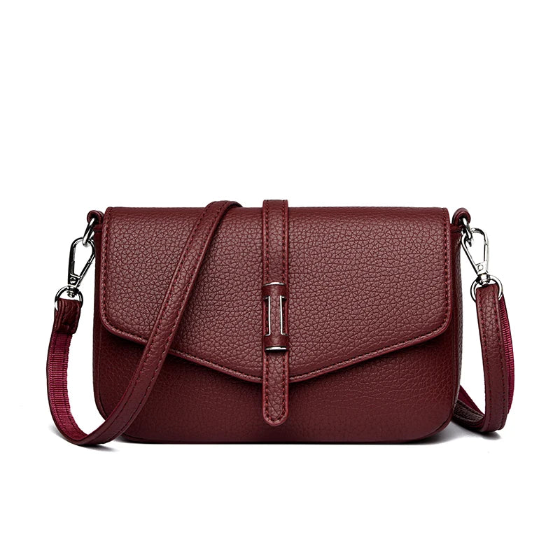 Fashion Luxury Leather Mini Backpack for Women, Small Retro Phone Crossbody Bag, Elegant Shoulder Purse, Trendy Designer Handbag RELUX.STORE