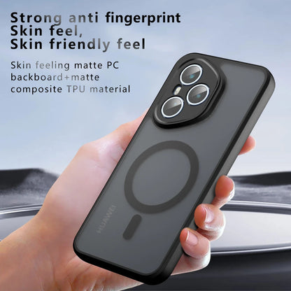 For Magsafe Shockproof Matte Phone Case for Honor 400 Pro Hard Bumper Magnetic Wireless charging Cover for Honor 400Pro Funda RELUX.STORE