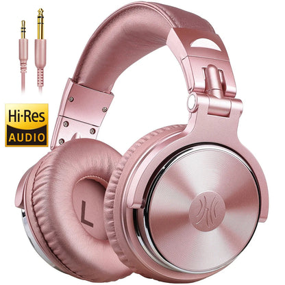 Oneodio Studio Wired Headphones Over Ear Hi-Res Audio Wired Headset With Microphone Studio DJ Stereo Headphones 3.5mm/6.35mm RELUX.STORE