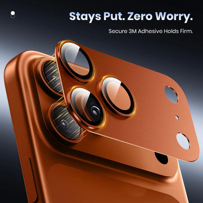 for Phone 17 Pro Max 17Air Camera Lens Protector Strong Adsorption Metal 9H+ Tempered Glass Camera Screen Full Protective Cover RELUX.STORE