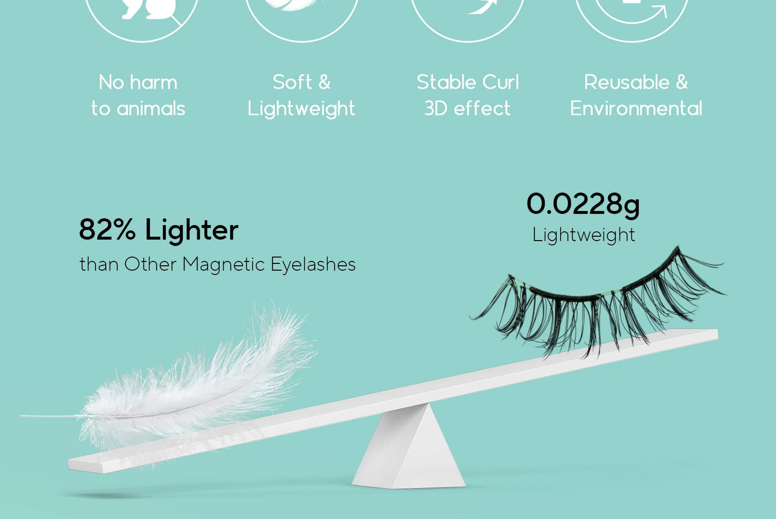 VYRILA Soft Magnetic Eyelashes No Glue Needed Reusable Natural Look 3D Lashes Easy Apply Soft Magnetic Lashes Kit for Eye Makeup RELUX.STORE
