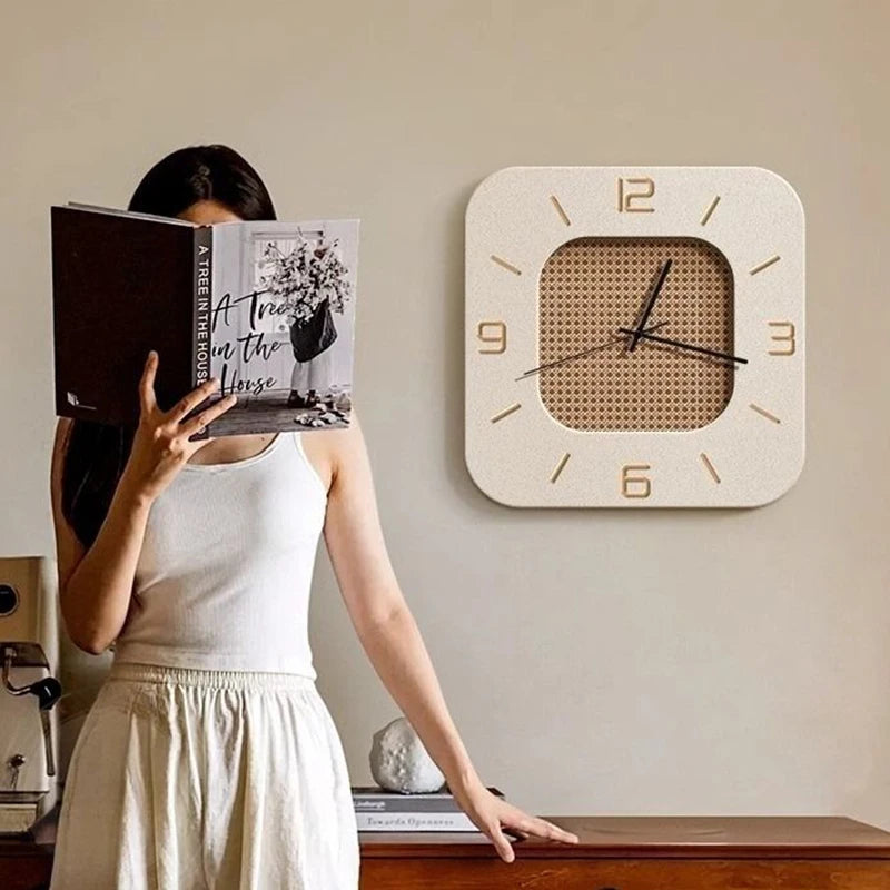 Retro Wall Clock Modern Living Room Luxury Wall Led Watch Nordic Minimalist Clocks Bedroom Silent Clock Interior Ornaments