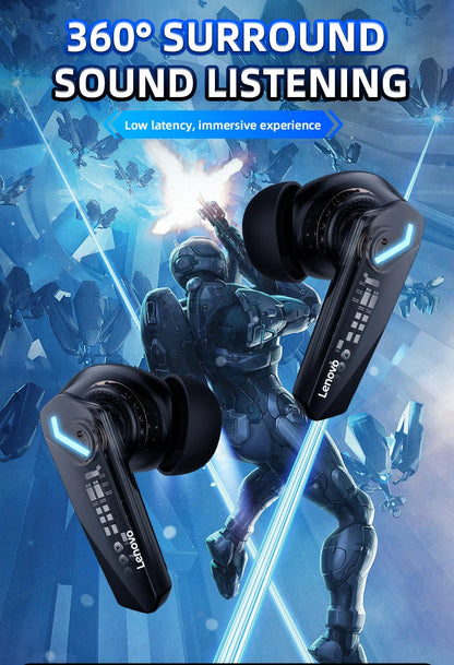 Choice Lenovo GM2 Pro 5.3 Earphone Bluetooth Wireless Earbuds Low Latency Headphones HD Call Dual Mode Gaming Headset With Mic RELUX.STORE