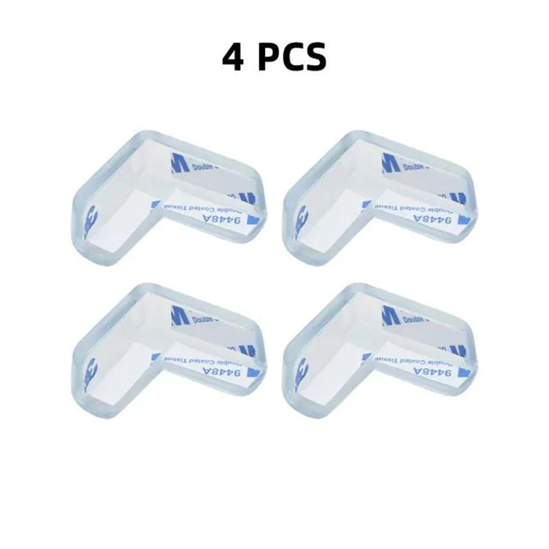 4pcs/8pcs/12pcs Children Baby Safety Silicone Protector Table Corner Edge Protector Child Anti-collision Edge Protector RELUX.STORE