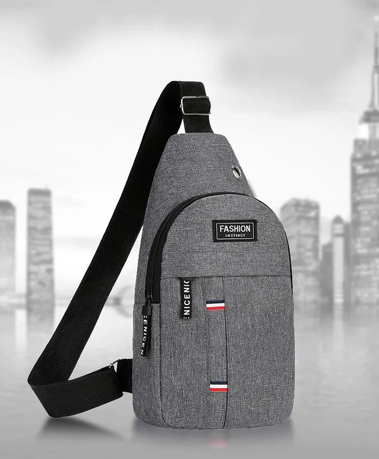 Fashionable and Trendy Lightweight Single Minimalist Shoulder Crossbody Bag for Men with Large Capacity for Leisure and Sports RELUX.STORE