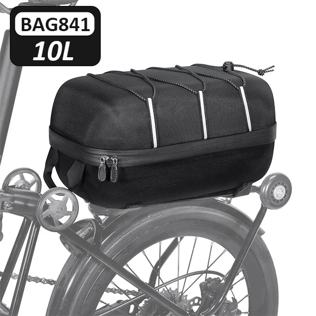 NEWBOLER Folding Bike Handlebar Bag Multi-functional Brompton Bag Bike Front Bag Bike Basket Bag For Brompton Folding Bike