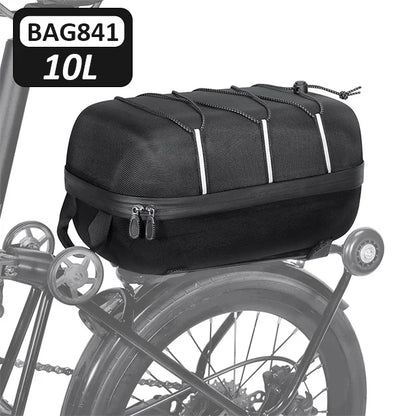 NEWBOLER Folding Bike Handlebar Bag Multi-functional Brompton Bag Bike Front Bag Bike Basket Bag For Brompton Folding Bike