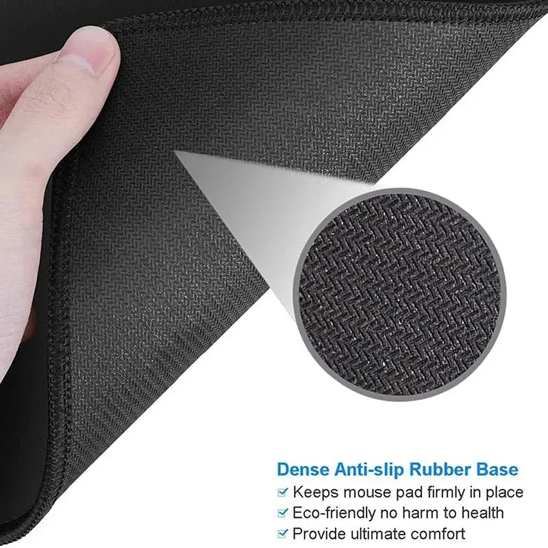 Black map Mouse Pad XXL Office Mousepad Computer Keyboard Pads MouseMat Gamer Soft Office Carpet Table Mat New Desktop Desk Mats
