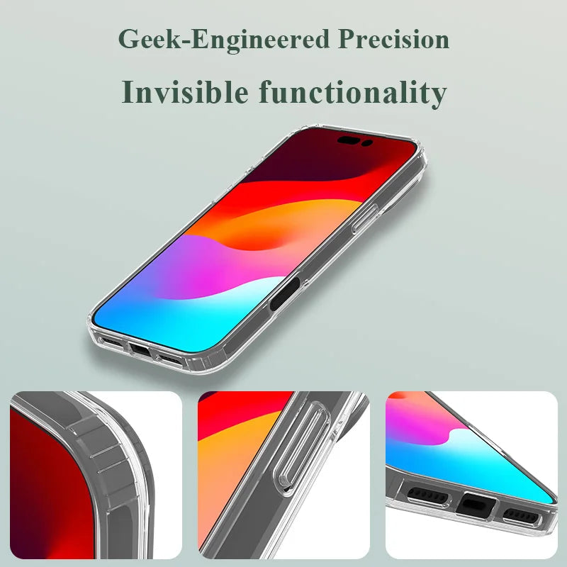Lereach Crystal Clear Phone Case for iPhone 17 Pro Max / 17 Air / 17 Pro / 17  - Ultra-Thin Shockproof | Anti-Scratch RELUX.STORE