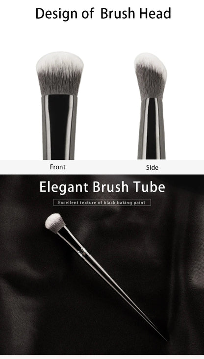 Kat Von D- Makeup Brush 35 Concealer Brush Soft Fiber Hair Elegant Black Handle Brand Makeup Brushes for Woman RELUX.STORE