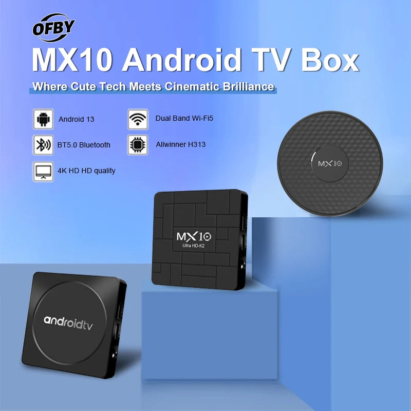 Factory Directly MX10-F3 TV Stick 4K Android 11 Allwinner H313 2.4G&5G Wifi 2GB 16GB Tv Box Fire Tv Stick 4K