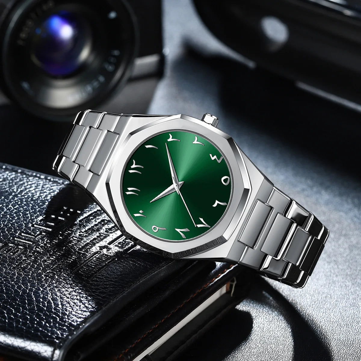 Stainless Steel Band Men Wrist Watches For Male Clock Top Brand Luxury Fashion Black Men Watches Quartz Wristwatches