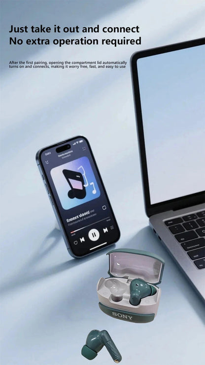 Sony In Ear Earbuds Wireless Bluetooth Earphones Motion Music Game Headphones For iPhone Samsung Huawei Xiaomi With Mic Headset RELUX.STORE