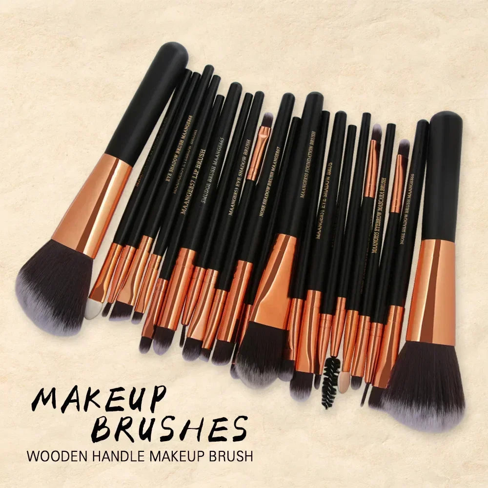 3/13/22pcs Professional Makeup Brushes Tools Set Make Up Brush Tools Kits for Eyeshadow Eyeliner Cosmetics Brushes Maquiagem RELUX.STORE