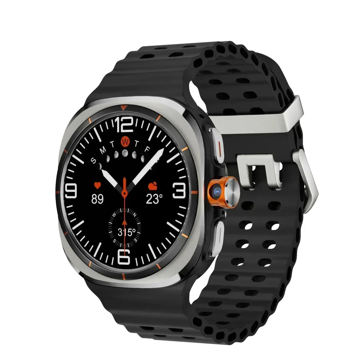 2025 New W7 5G Fitness Smart Watch Full Network GPS NFC Call Information Display Men's Sports Watch Application Download
