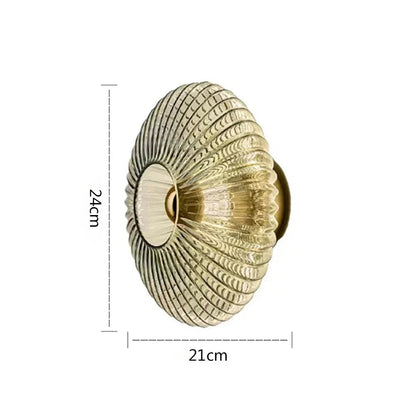 Glass Wall Lamp Glass Wall Sconce For Corridor Background Bedroom Living Room Bedside Ambiance Wall Light Indoor Home Decor RELUX.STORE