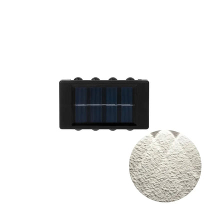 1pc 2/4/6/8/10/12LEDs Solar LED Wall Lights, Outdoor Wall Lamp For Garden, Patio, Ambient Light RELUX.STORE