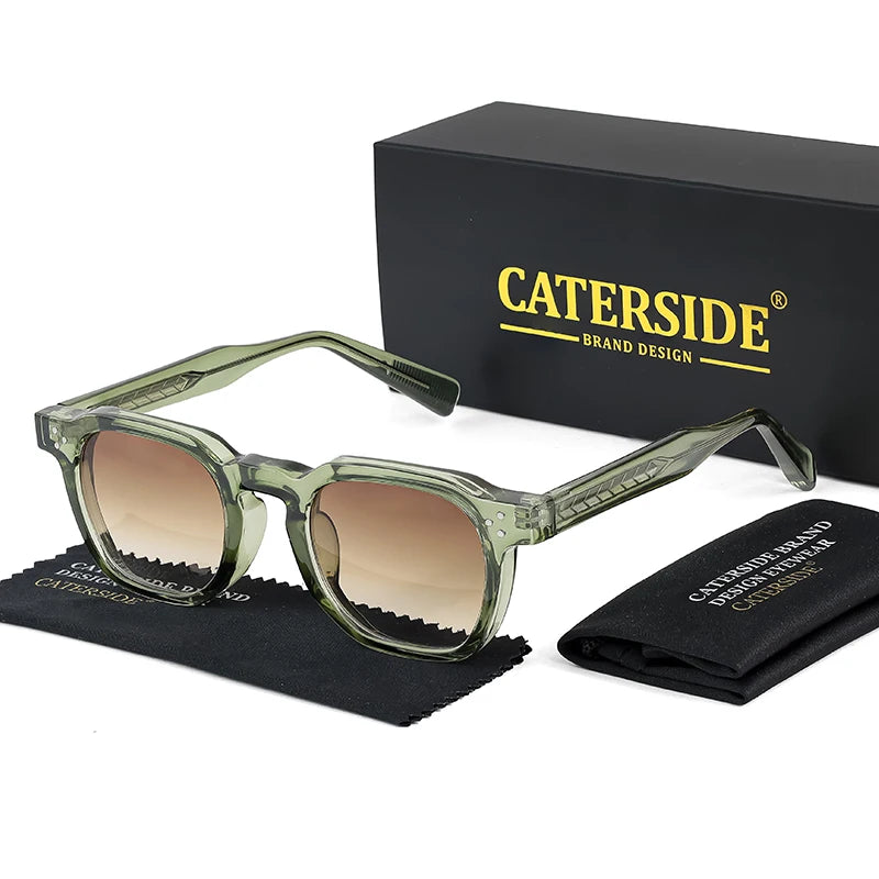CATERSIDE Fashion Men Sunglasses Small Frame Square Personalized Design Sun Glasses Women Travel Party Business Festival Gift RELUX.STORE