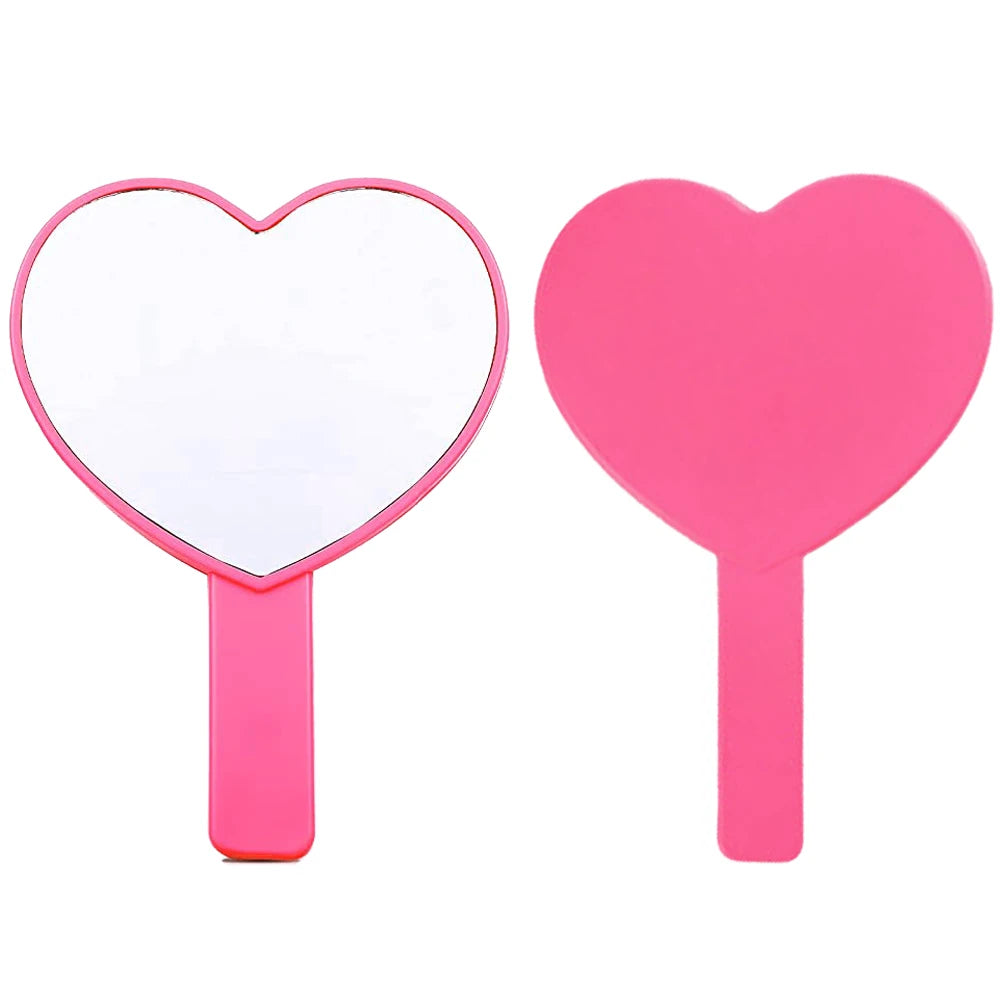 1Pcs Plastic Handle Handheld Makeup Vanity Mirror Portable Square Eyelash Extension Mirror Women Cosmetic Beauty Salon Supplies RELUX.STORE