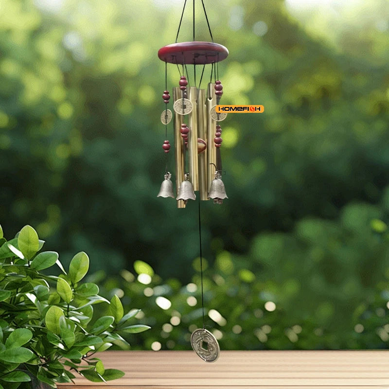 Large Wind Chime Tubes Bells Metal Church Bell Outdoor Garden Home Garden Decor Hanging Wind Chime Symbol Of Good Luck