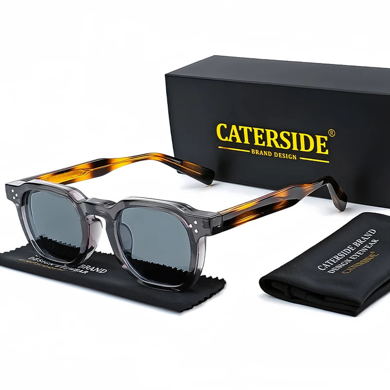 CATERSIDE Fashion Men Sunglasses Small Frame Square Personalized Design Sun Glasses Women Travel Party Business Festival Gift RELUX.STORE
