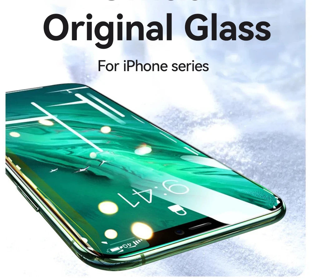 Joyroom 3/2/1PCS HD Glass For iPhone 17 16 15 Pro Max Screen Protector Full Screen Tempered Glass Protection For iPhone 17 16 15 RELUX.STORE