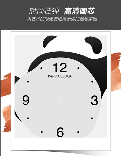 Panda Glowing Swinging Wall Clock HOT SALES