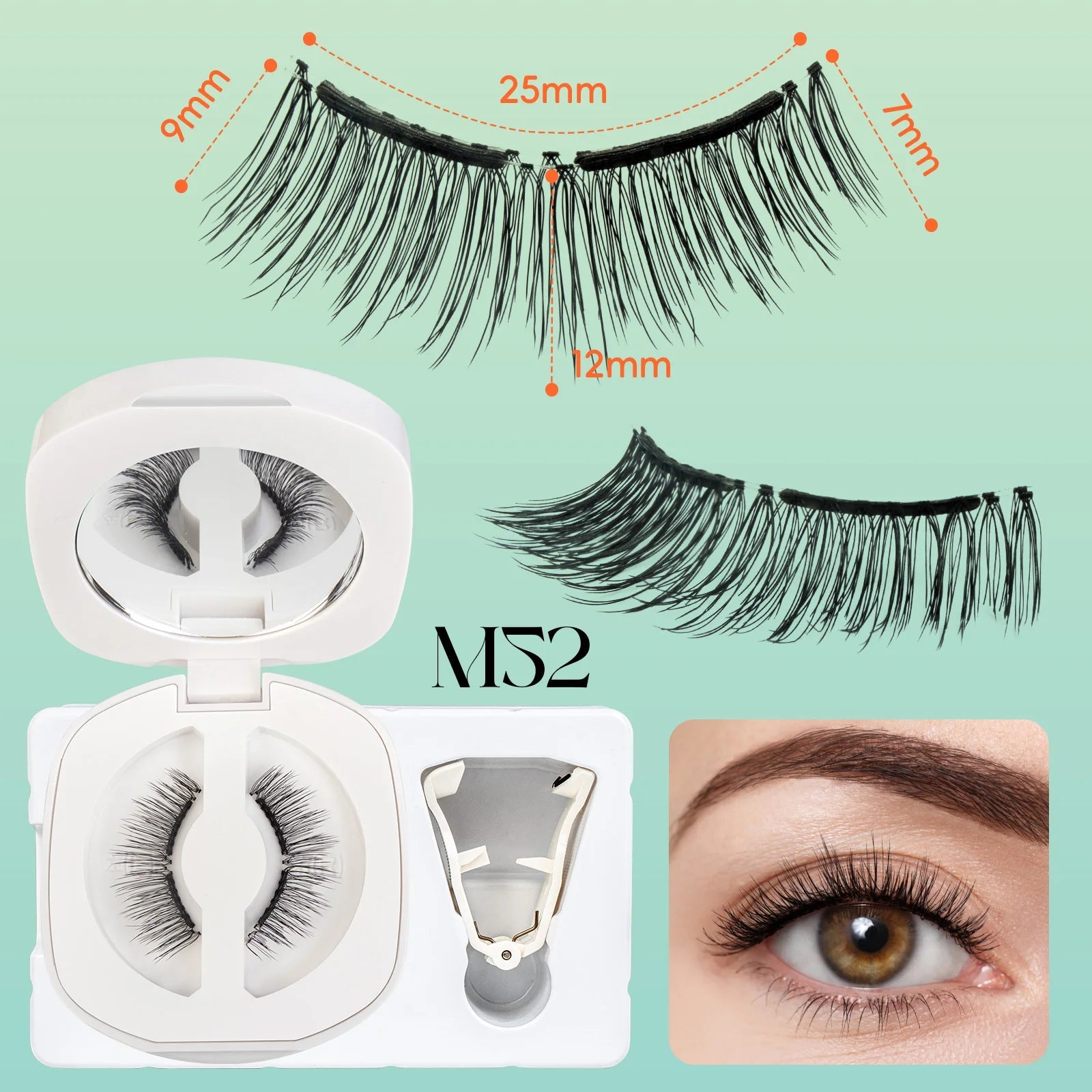 VYRILA Soft Magnetic Eyelashes No Glue Needed Reusable Natural Look 3D Lashes Easy Apply Soft Magnetic Lashes Kit for Eye Makeup RELUX.STORE