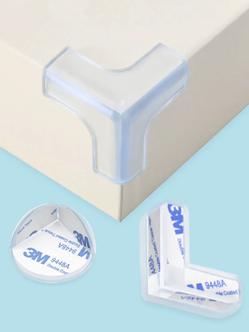 4pcs/8pcs/12pcs Children Baby Safety Silicone Protector Table Corner Edge Protector Child Anti-collision Edge Protector RELUX.STORE