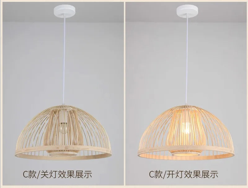 Nordic Chandelier Pendant Lights Lustre Bamboo Luxury Chandelier Pendant Lights Home Decoration Indoor Lighting Las Luces LLPL