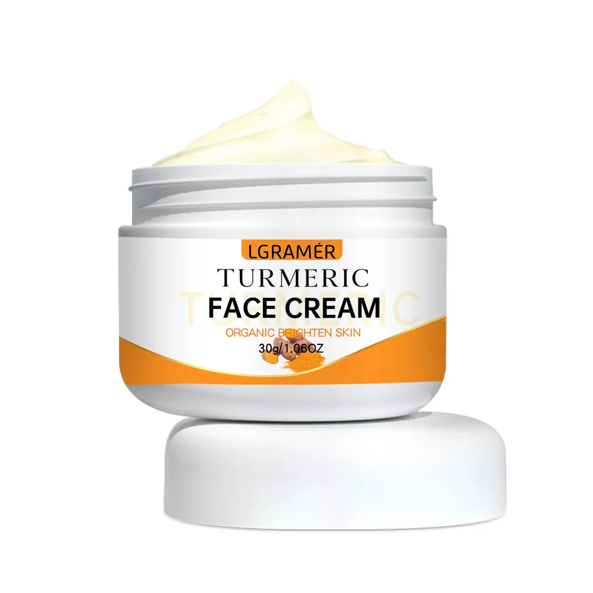 Turmeric Whitening Face Cream Wrinkle Removal Lighten Fine Lines Makes Skin Look More Youthful Birghten Moisturize Facial Care RELUX.STORE