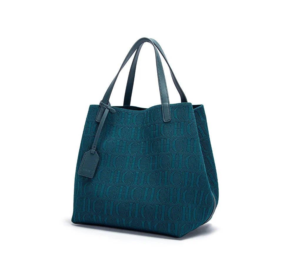 CH Ladies Shoulder Bag Fashion Classic New Pure Color Outer Pocket Ladies Handbag High Quality Craft Large Capacity Handbag RELUX.STORE