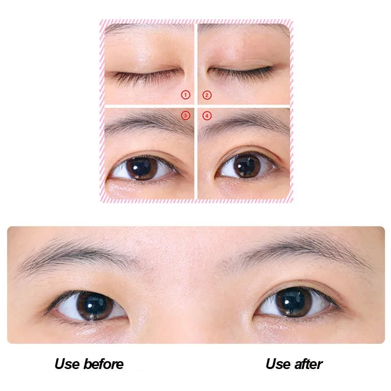 600 Pcs Eye Lift Strips Double Eyelid Tape Clear Gray Eyelid Stripe Big Eyes Invisible Double Fold Eyelid Sticker Makeup Tools RELUX.STORE