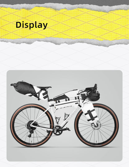 Rhinowalk Bike Frame Bag Water-Resistant Bicycle Triangular Crossbeam Bag For Mtb&Road Gravel Bike With Frame Lengths Over 17 In