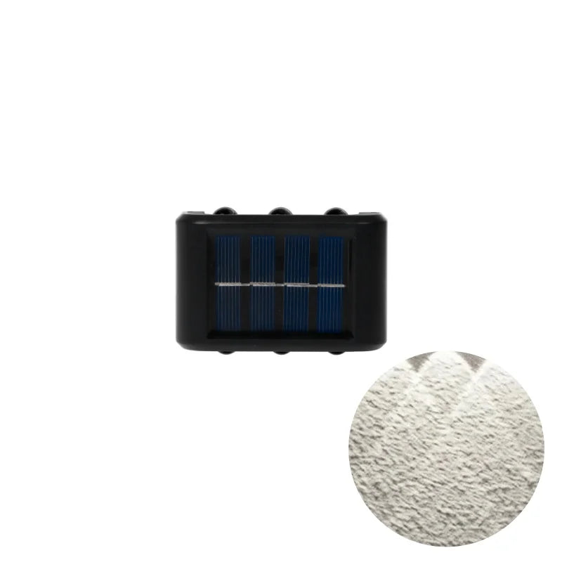 1pc 2/4/6/8/10/12LEDs Solar LED Wall Lights, Outdoor Wall Lamp For Garden, Patio, Ambient Light RELUX.STORE
