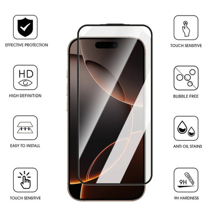 For IPhone 17 ProMax/17 Pro/17 Air Easy To Install Tempered Glass Screen Protectors Shatterproof Films for IPhone 17 16 16Pro RELUX.STORE