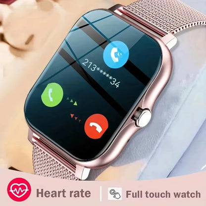 LAXASFIT Smart Watch For Men Women Gift Sports Fitness Watches Bluetooth Calls Digital Smartwatch Wristwatch
