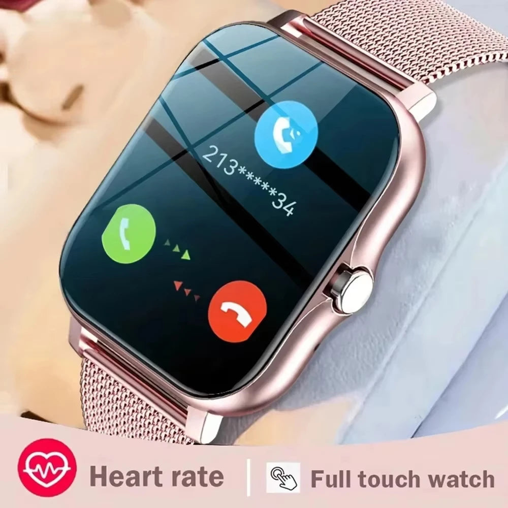 LAXASFIT Smart Watch For Men Women Gift Sports Fitness Watches Bluetooth Calls Digital Smartwatch Wristwatch