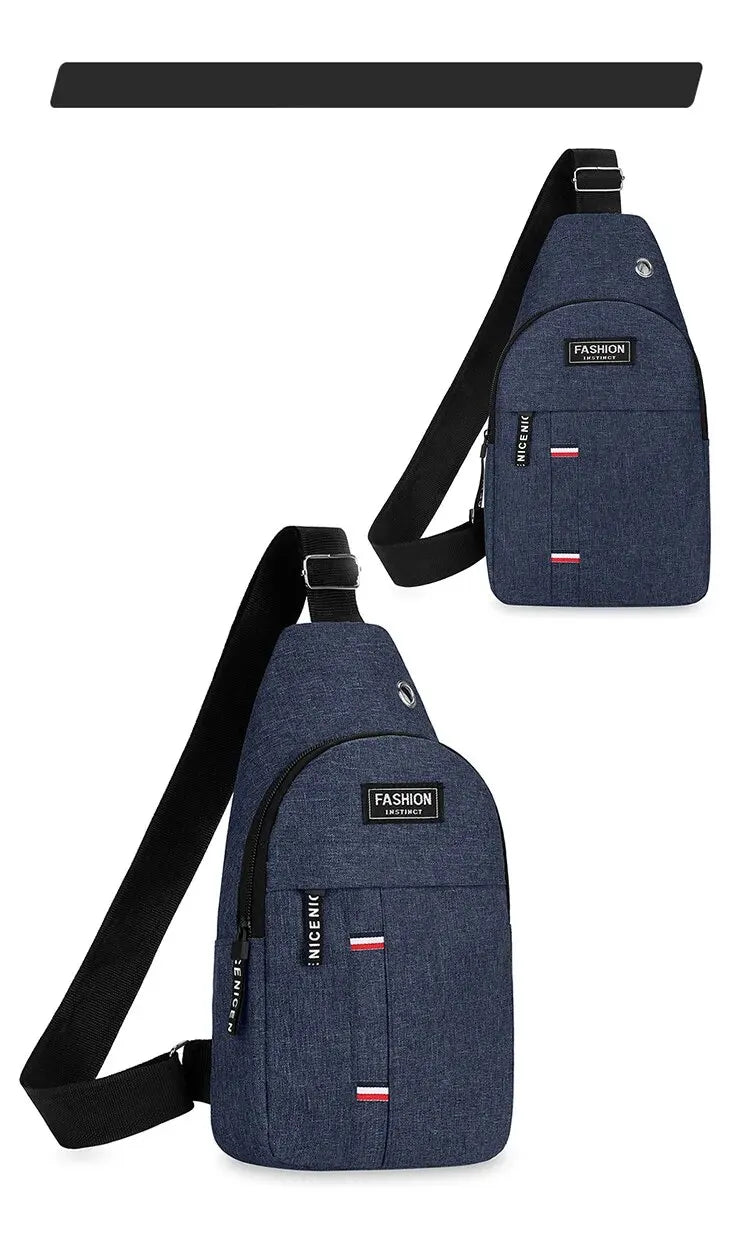 Fashionable and Trendy Lightweight Single Minimalist Shoulder Crossbody Bag for Men with Large Capacity for Leisure and Sports RELUX.STORE