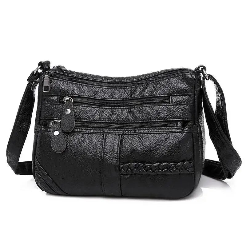Soft Leather Shoulder Bags Multi-Layer Shopper Bag Classic Crossbody Luxury Designer Handbag and Purse RELUX.STORE