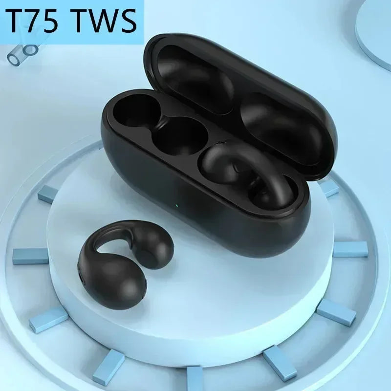 New Original T75 Bone Conduction Wireless Bluetooth 5.3 Headphones Sports Earphones HiFi Sound Quality Waterproof TWS Headset RELUX.STORE