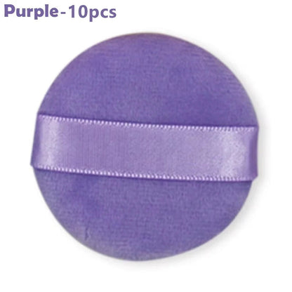 5/10Pcs Round Makeup Sponges Cosmetics Tools Soft Velvet Powder Puff Blender Sponges Facial Foundation Puffs Make Up Accessories RELUX.STORE