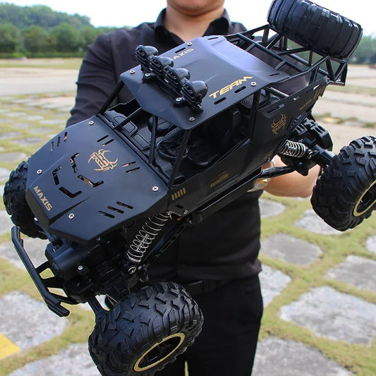 RC Cars Remote Control Car 1:12/16 Off Road Truck Metal Shell LED Headlights Offroad Monster RC Trucks 4WD All Terrain Toys Kids